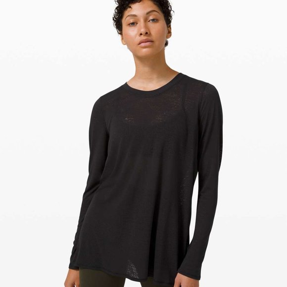 lululemon athletica Tops - Lululemon Uncovered Tall Long Sleeve *Tie Back- NWT